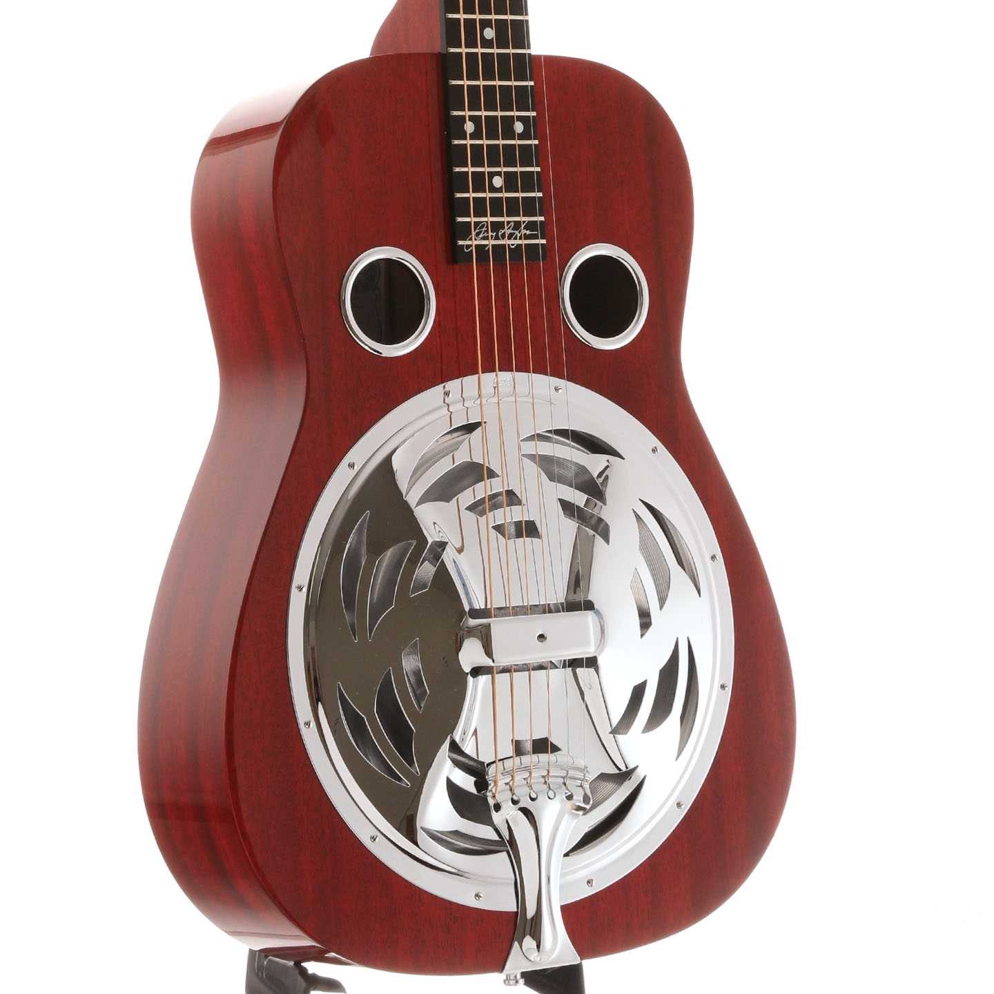 Image 2 of Beard Jerry Douglas Red-Beard with Case & Fishman Douglas Aura Pedal - SKU# JDB4 : Product Type Resonator & Hawaiian Guitars : Elderly Instruments