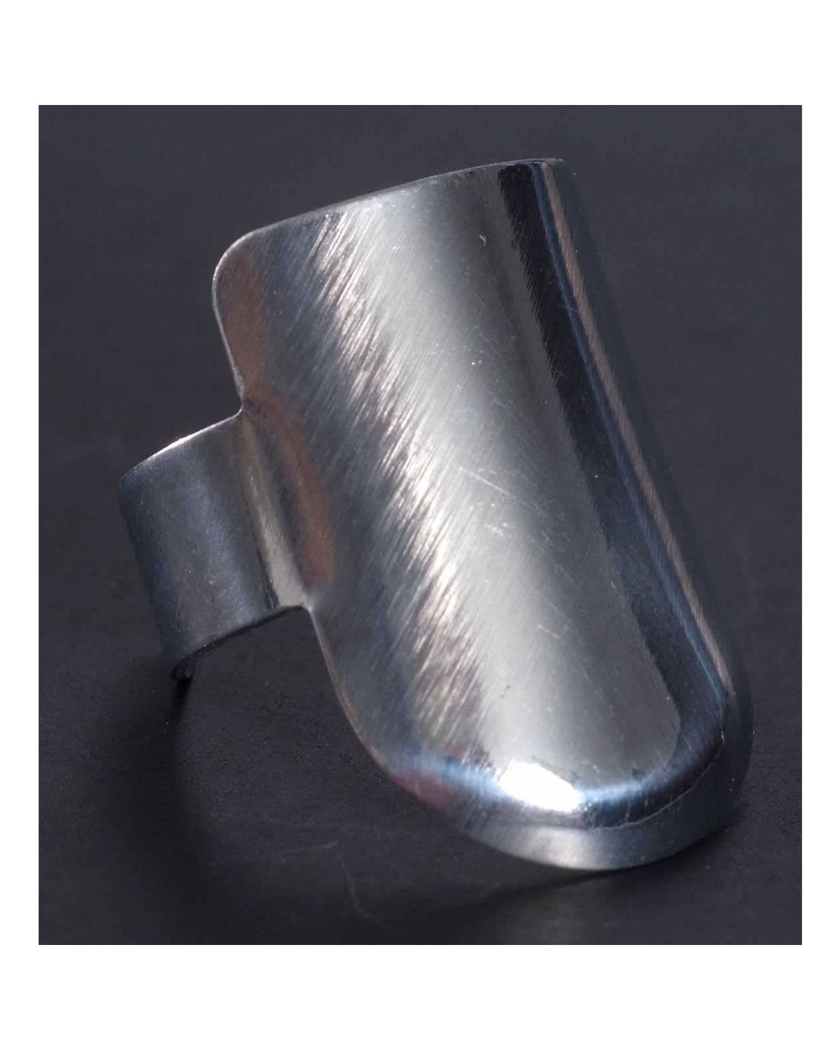 Front and Side of Hooks Banjo Thimble, Aluminum