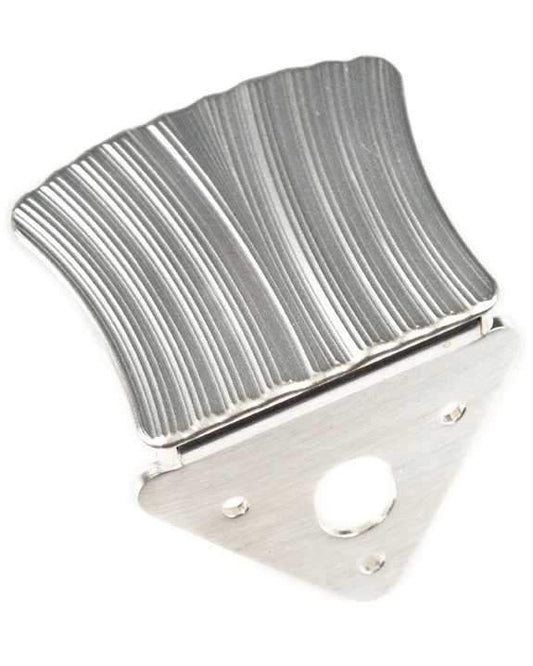 Image 1 of James "Shell" Mandolin Tailpiece - SKU# JMT2-SILVER : Product Type Accessories & Parts : Elderly Instruments