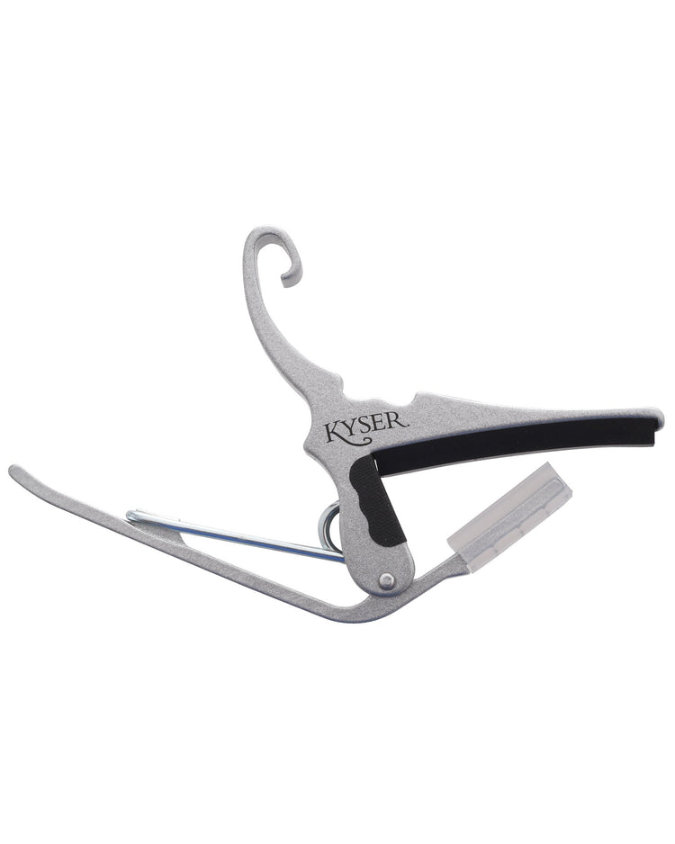 Image 1 of Kyser Quick Change Guitar Capo - SKU# KGC1-SIL : Product Type Accessories & Parts : Elderly Instruments
