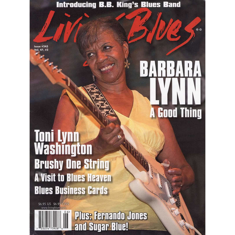 Image 1 of Living Blues June 2016 - Issue #243, Vol. 47 #3 - SKU# LB-201606 : Product Type Media : Elderly Instruments