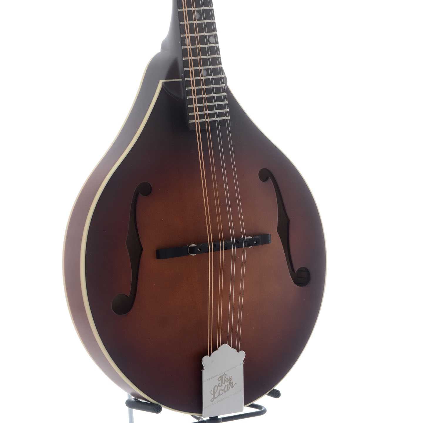 Front and Side of The Loar "Honey Creek" A-Style Mandolin
