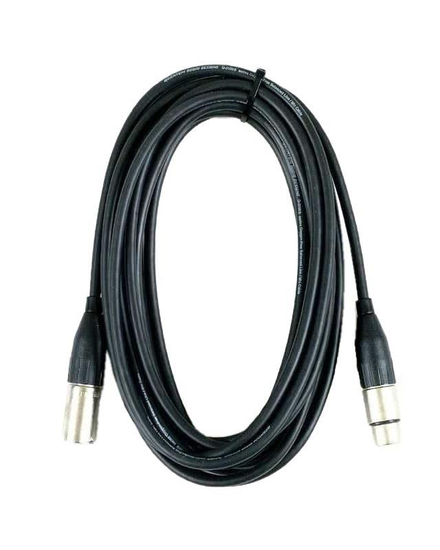 Image 1 of Quantum Audio Designs 20 Foot XLR Microphone Cable - SKU# LM20-BLK : Product Type Cables & Accessories : Elderly Instruments