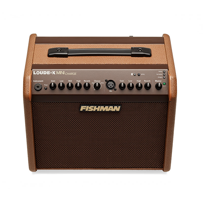 Full Front of Fishman Loudbox Mini Charge Acoustic Amp