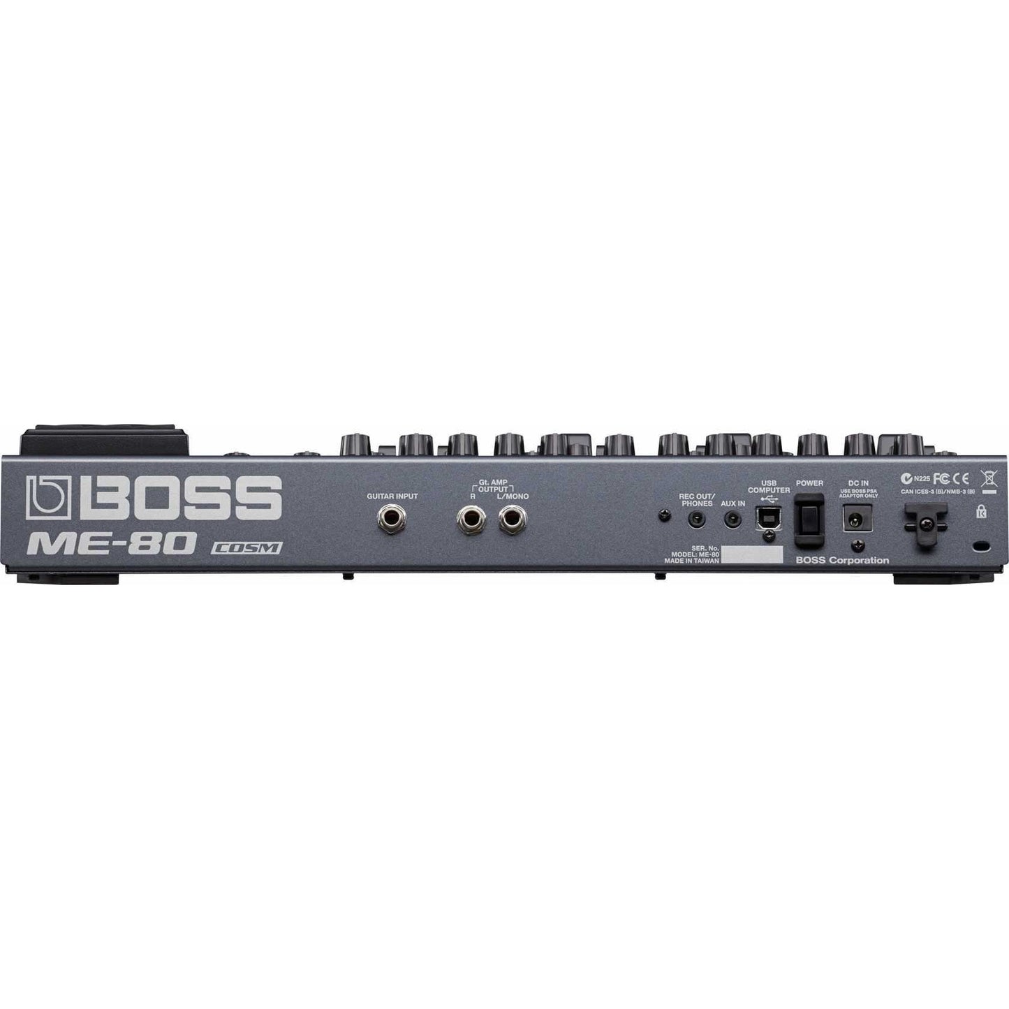 Full Side of Boss ME-80 Guitar Multiple Effects Processor