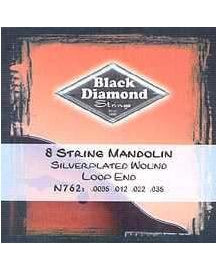 Image 1 of Black Diamond N762 Loop End Silver-Plated Wound Mandolin Set - SKU# N762 : Product Type Strings : Elderly Instruments