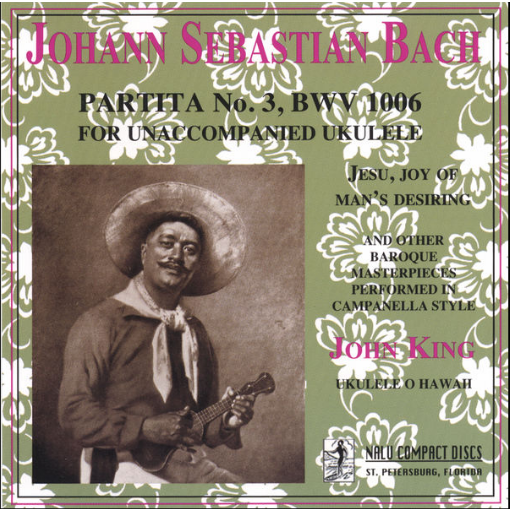 Image 1 of Johann Sebastian Bach - Ukulele O Hawaii - SKU# NALU-CD1996 : Product Type Media : Elderly Instruments