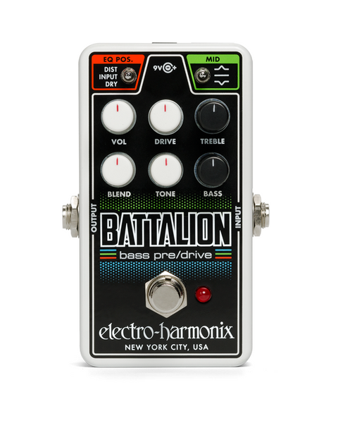 Electro Harmonix Nano Battalion Bass Preamp & Overdrive Effect