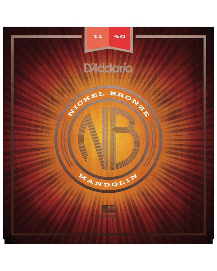 Image 1 of D'Addario Nickel Bronze Medium Gauge Mandolin Strings - SKU# NBM1140 : Product Type Strings : Elderly Instruments