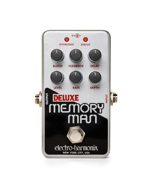 Front of Electro Harmonix Nano Deluxe Memory Man Analog Delay