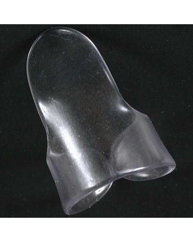 Image 1 of Dunlop Clear "D" Plastic Fingerpick, Large - SKU# PK370-L : Product Type Accessories & Parts : Elderly Instruments