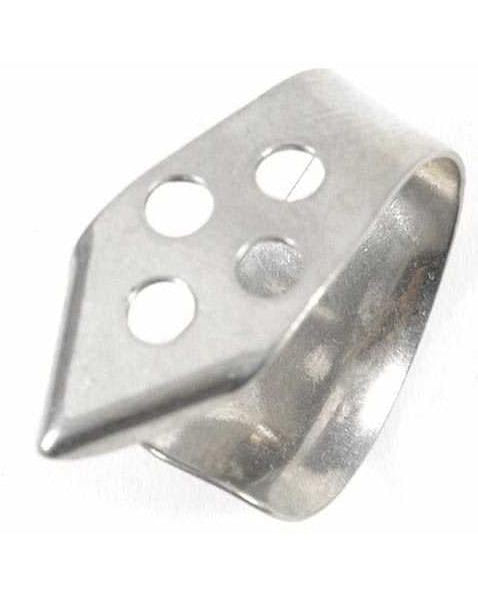 Image 1 of Dunlop Nickel Silver .025" Thumbpick, Left Handed - SKU# PK4-L : Product Type Accessories & Parts : Elderly Instruments