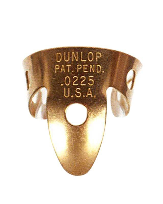 Image 1 of Dunlop Brass .0225" Fingerpick (Adult Size) - SKU# PK8B-225 : Product Type Accessories & Parts : Elderly Instruments