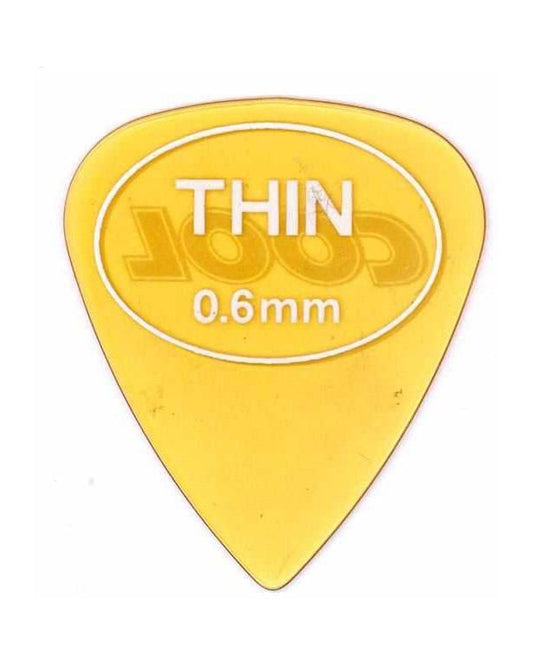 Front of Cool Picks "Beta-Carbonate" Thin Guitar Pick .60MM Thick