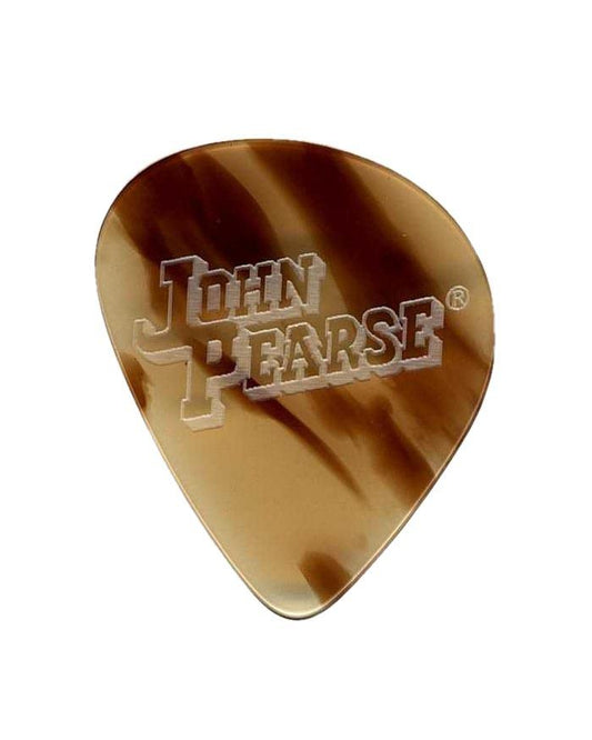 Front of John Pearse "Thin" Fast Turtle Pick, Casein 1.2mm