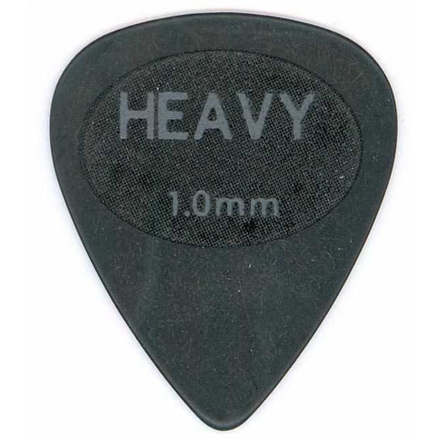 Back of Cool Picks "Stealth" Heavy Pick 1.0MM Thick