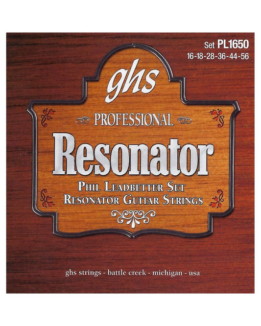 Image 1 of GHS PL1650 Phil Leadbetter Phosphor Bronze Resonator Acoustic Guitar Strings - SKU# PL1650 : Product Type Strings : Elderly Instruments