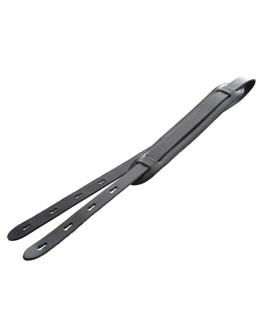 Image 1 of Levy 1" Leather Rockabilly Strap - SKU# PM22RBA-BLK : Product Type Accessories & Parts : Elderly Instruments