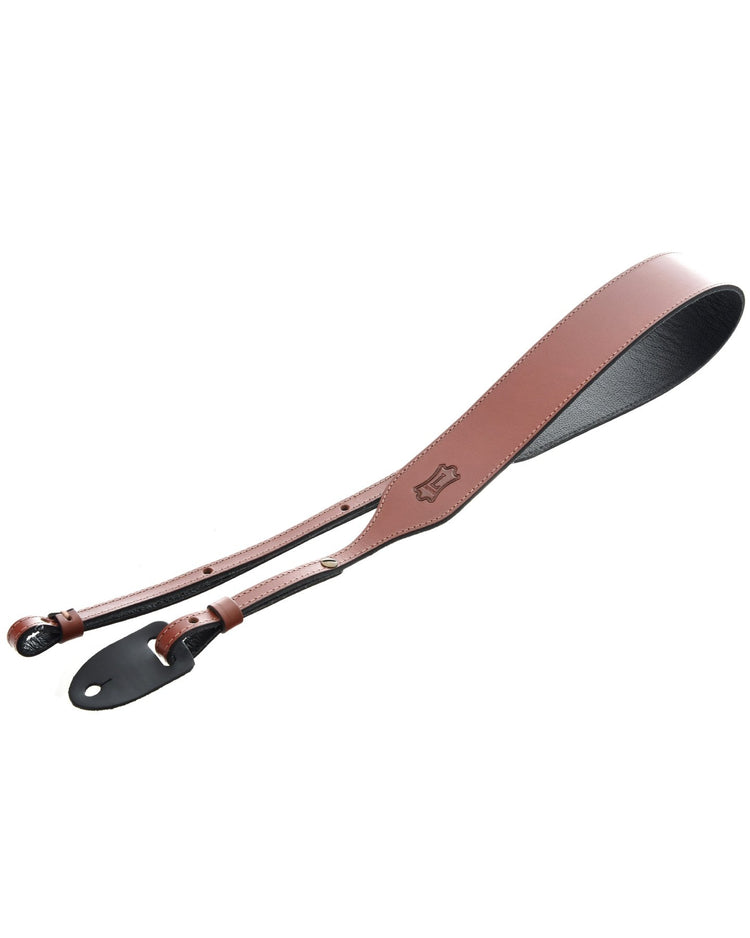 Image 1 of Levy 2" Carving Leather Banjo Strap - SKU# PMB32NS-WAL : Product Type Accessories & Parts : Elderly Instruments