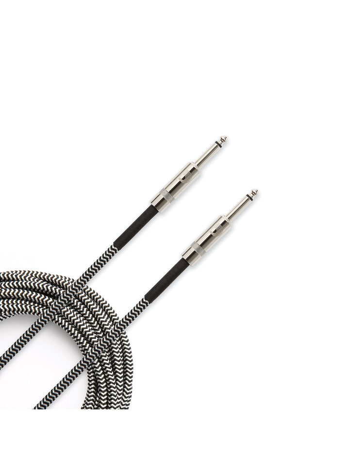 Image 1 of D'Addario Planet Waves Custom Series 10' Braided Instrument Cable, Grey - SKU# PWBG10BG : Product Type Cables & Accessories : Elderly Instruments