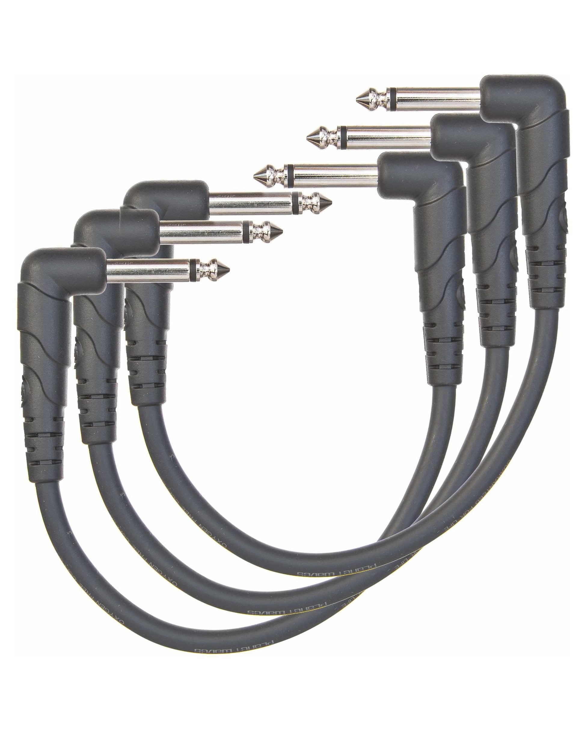 Front of D'Addario Planet Waves .5' Classic Series Patch Cables 