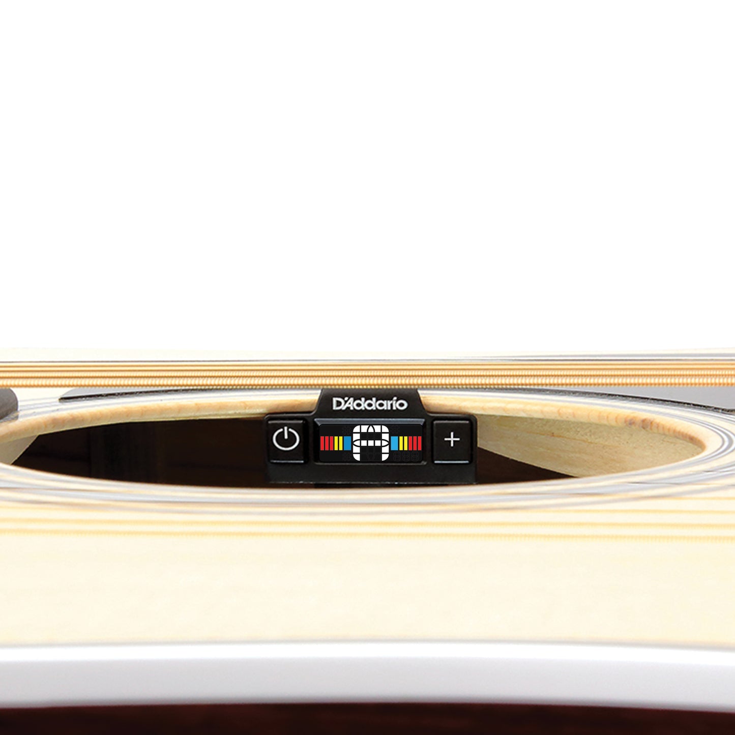 D'Addario Micro Soundhole Tuner installed on Sound hole 