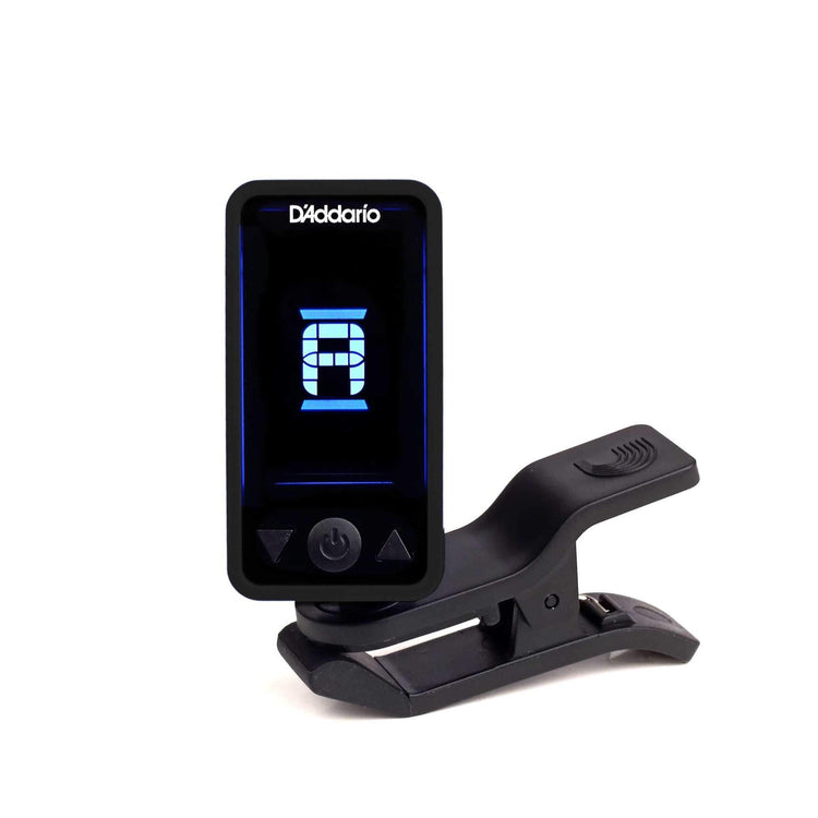 Front of D'Addario Planet Waves "Eclipse" Headstock Tuner