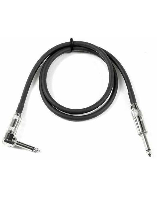 Front of Quantum Audio Designs 3 Foot Patch Cable with 1 Angled End