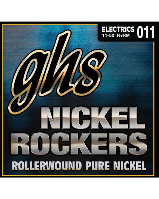 Image 2 of GHS R+RM Rollerwound Nickel Rockers Medium Gauge Electric Guitar Strings - SKU# RRM : Product Type Strings : Elderly Instruments