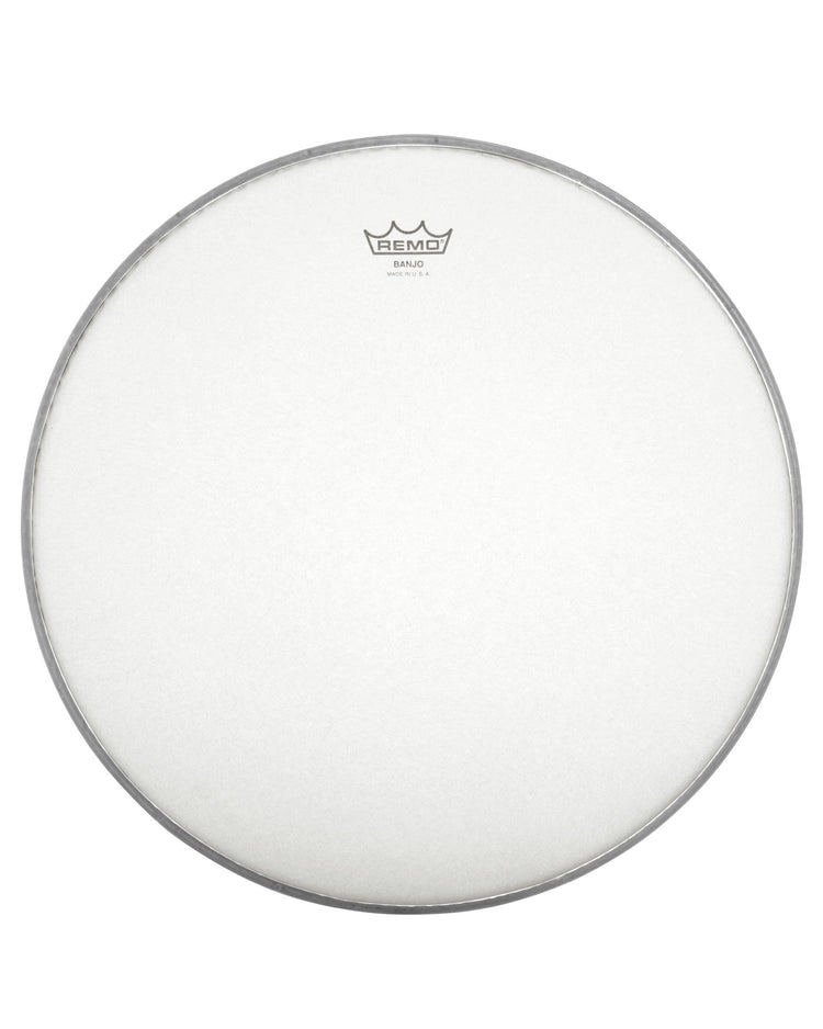 Image 1 of Remo Frosted Top Banjo Head, 10 5/8 Inch Diameter, Medium Crown (7/16 Inch). - SKU# B1010-M-FRT : Product Type Accessories & Parts : Elderly Instruments