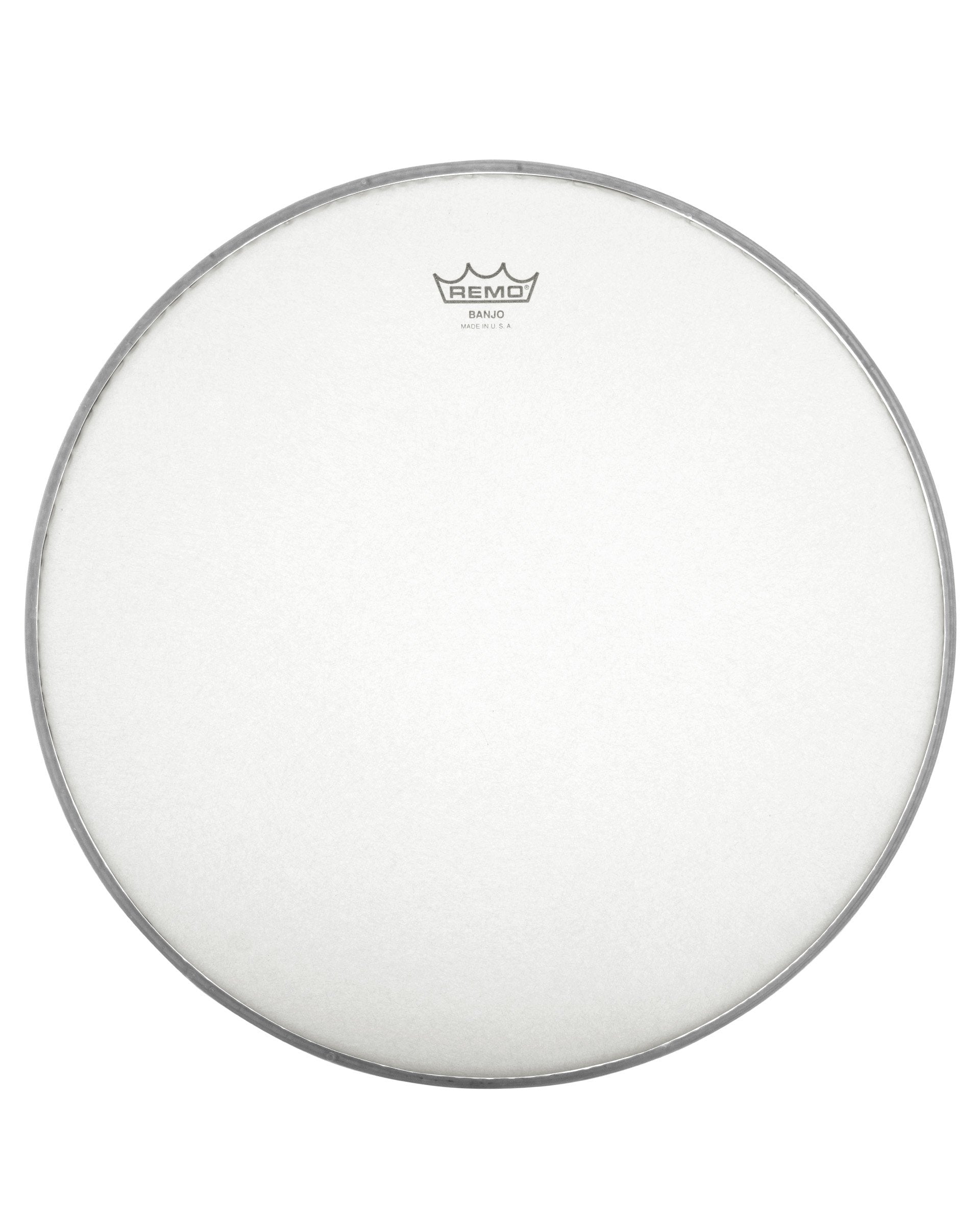 Image 1 of Remo Frosted Top Banjo Head, 12 1/8 Inch Diameter, High Crown (1/2 Inch) - SKU# B1202-H-FRT : Product Type Accessories & Parts : Elderly Instruments