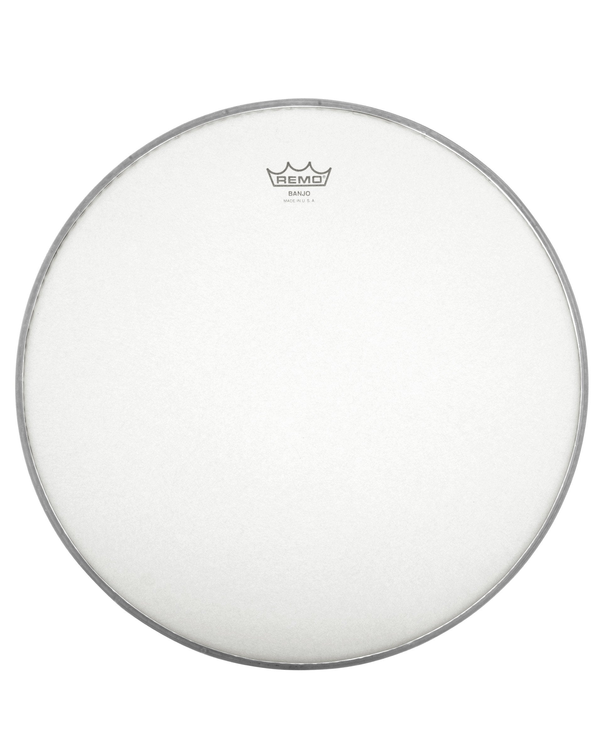 Image 1 of Remo Frosted Top Banjo Head, 11 1/8 Inch Diameter, Medium Crown (7/16 Inch) - SKU# B1102-M-FRT : Product Type Accessories & Parts : Elderly Instruments