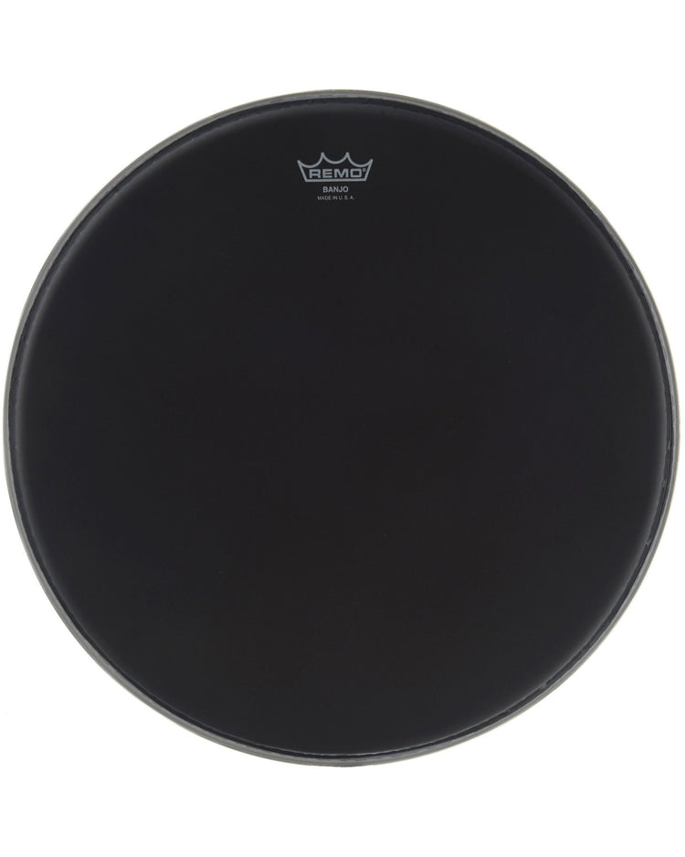 Image 1 of Remo Ebony Banjo Head, 11 Inch Diameter, High Crown (1/2 Inch) - SKU# B1100-H-BLK : Product Type Accessories & Parts : Elderly Instruments