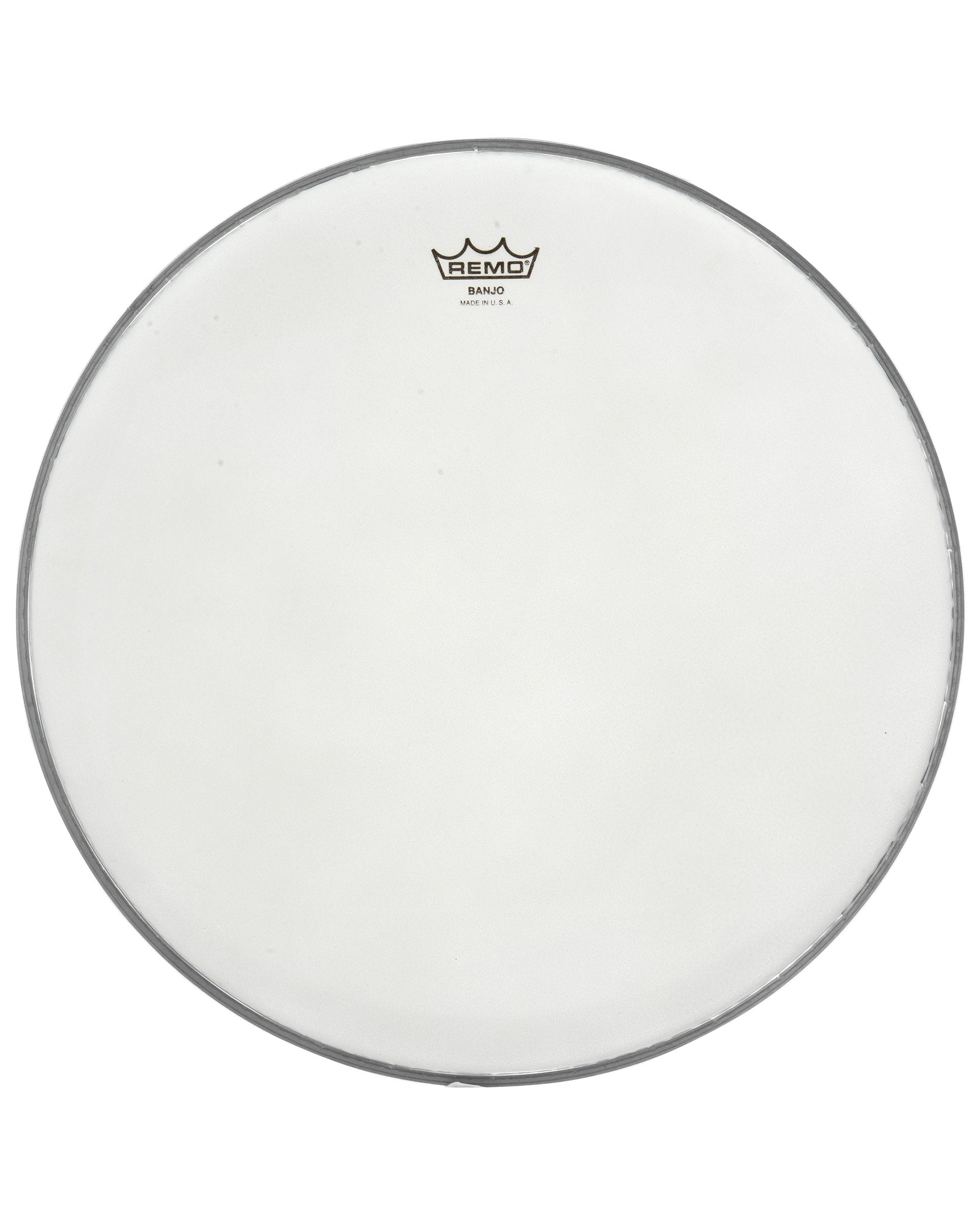 Image 1 of Remo Frosted Bottom Banjo Head, 10 5/8 Inch Diameter, High Crown (1/2 Inch). - SKU# B1010-H-FRB : Product Type Accessories & Parts : Elderly Instruments