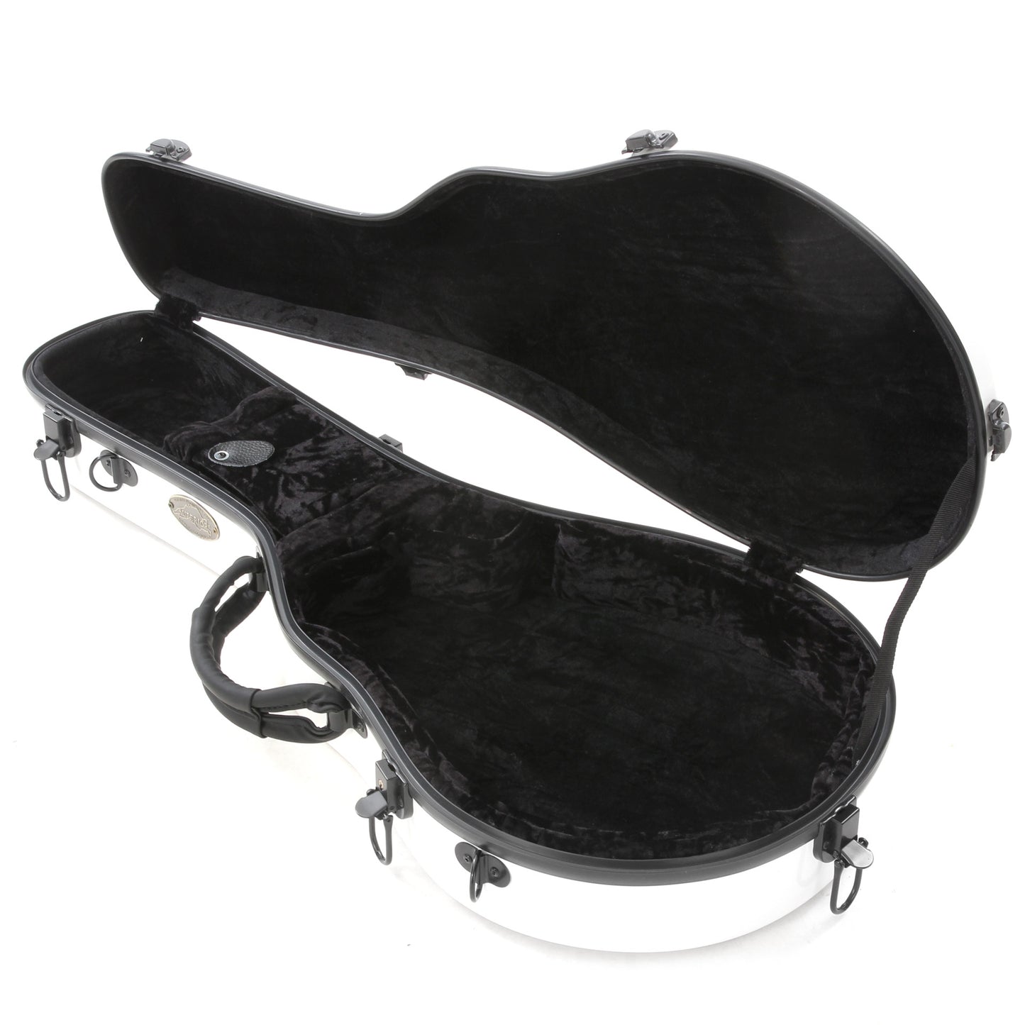 Image 2 of Superior Deluxe Fiberglass F-Mandolin Case - SKU# SFMC1-WHITE : Product Type Accessories & Parts : Elderly Instruments