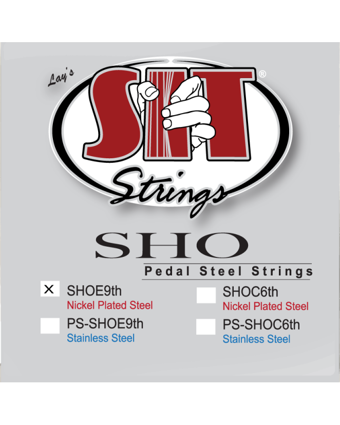 Image 1 of SIT Sho-E9TH Power Wound 10-String Pedal Steel Set - SKU# SHOE9 : Product Type Strings : Elderly Instruments