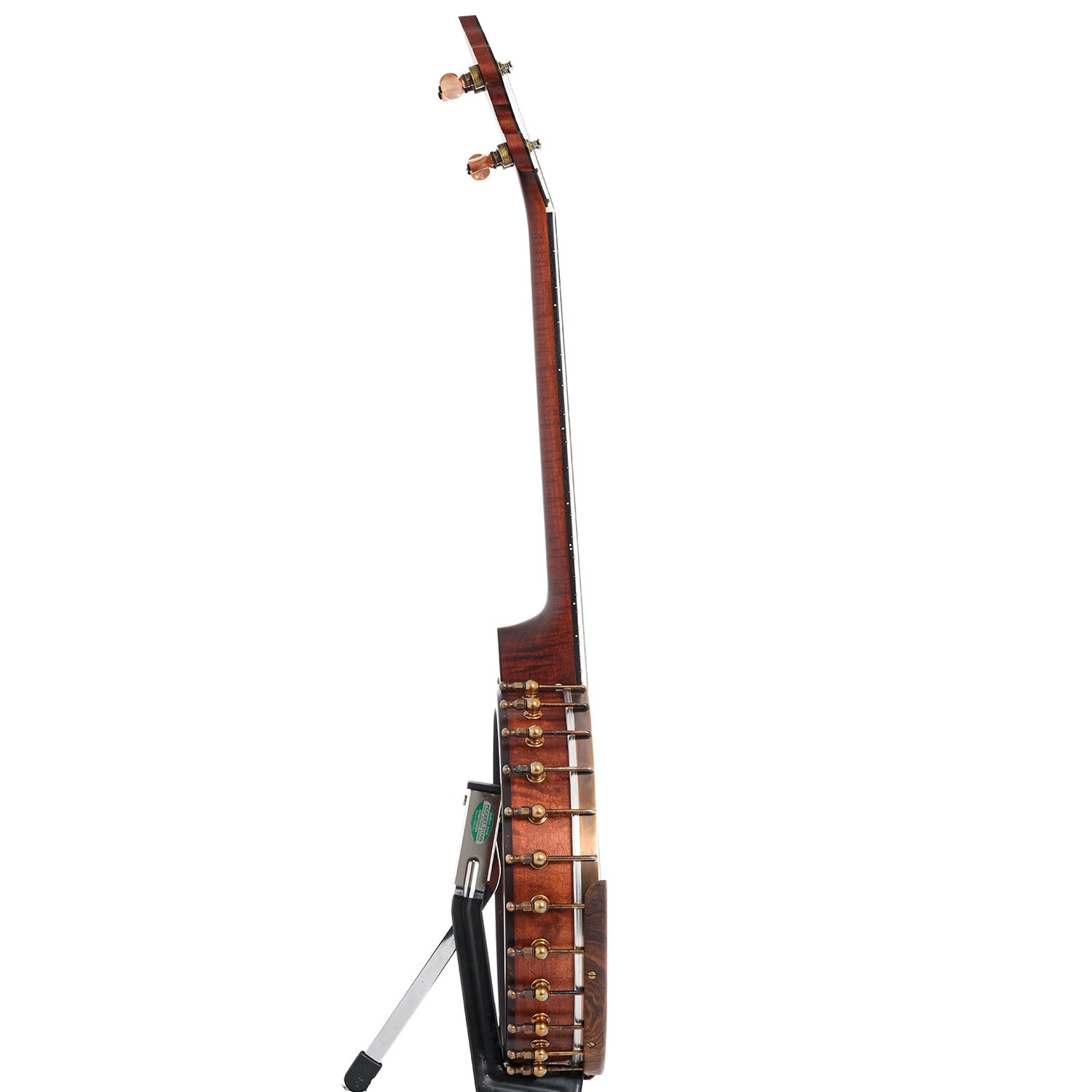 Image 13 of Ome Celtic 12" Tenor Banjo & Gigbag, Curly Maple, Dark Stain- SKU# CELT19-CM12D : Product Type Tenor & Plectrum Banjos : Elderly Instruments