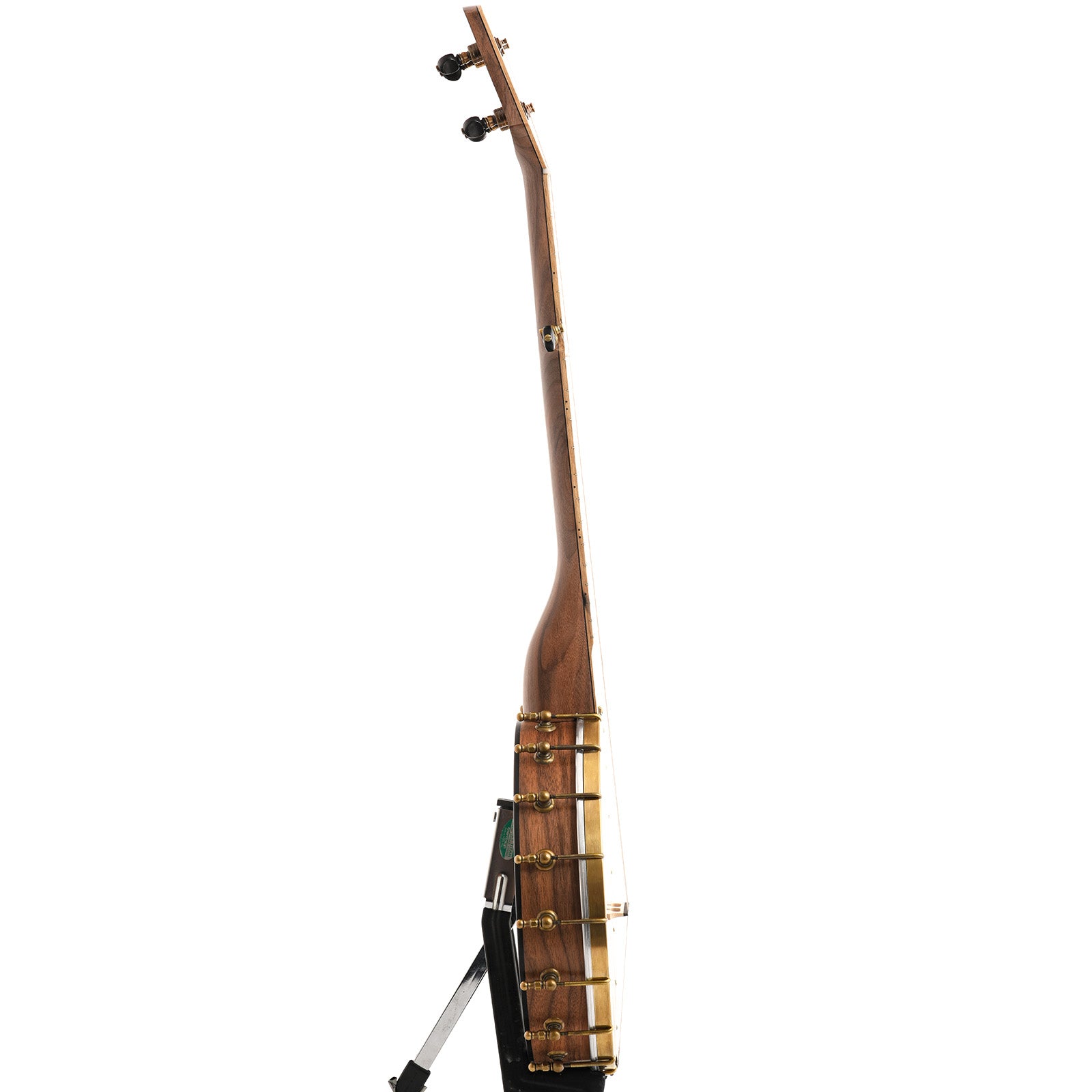 Image 13 of Pisgah Banjo Co. 12" Walnut Possum Openback Banjo, Short Scale - SKU# PP12SHORT-WAL : Product Type Open Back Banjos : Elderly Instruments
