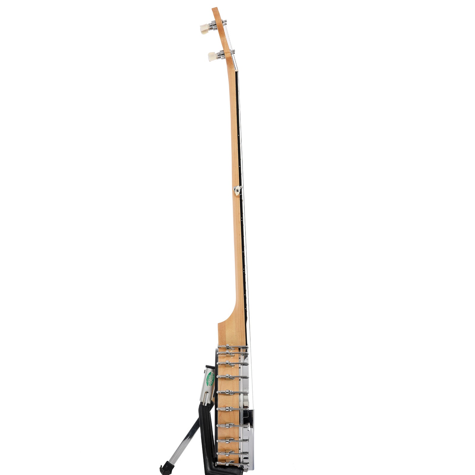 Side view of Gold Tone Maple Mountain MM-150LN Longneck Banjo