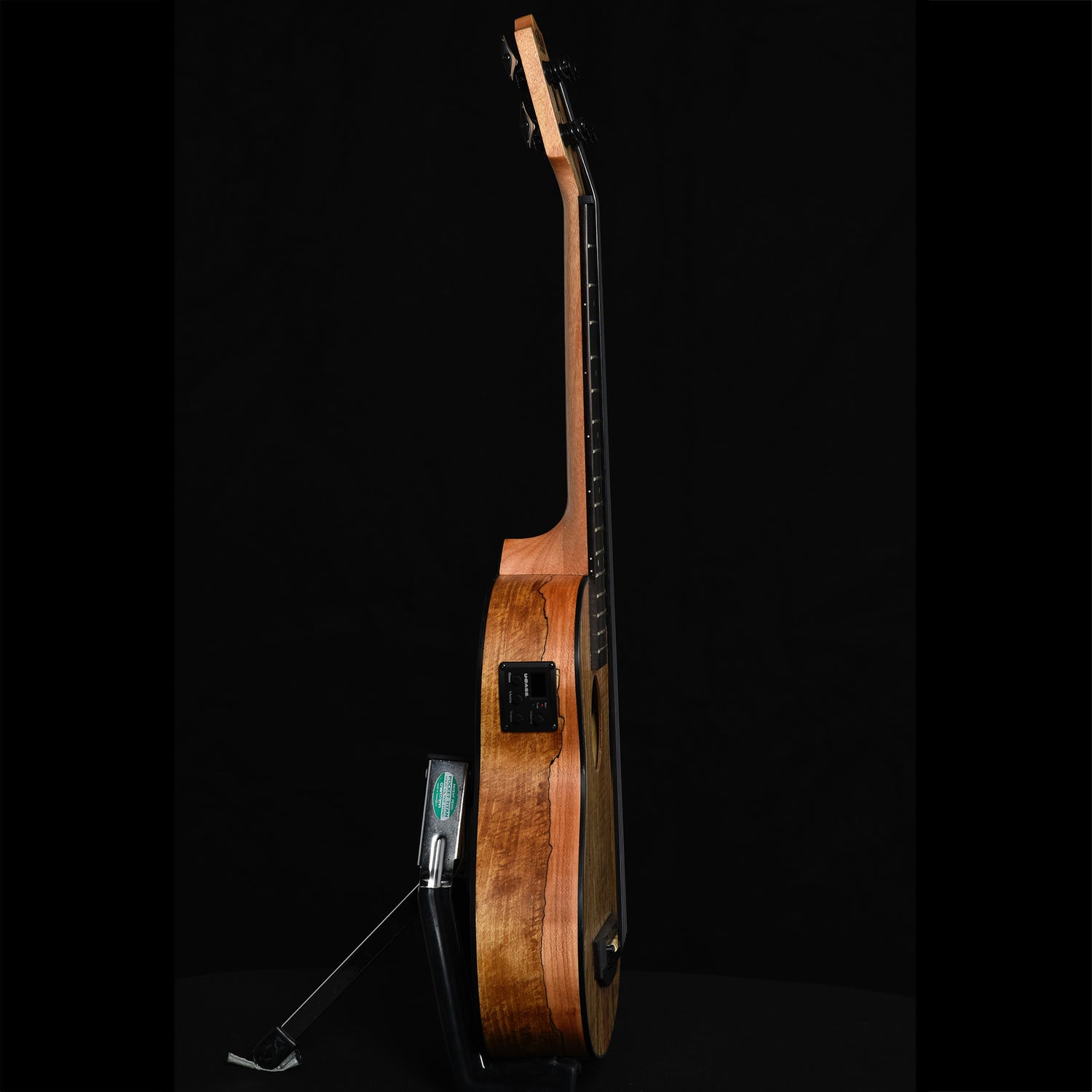 Image 11 of Kala U-Bass Spalted Maple Fretted Mini-Bass - SKU# UBSMPL : Product Type Acoustic Bass Guitars : Elderly Instruments