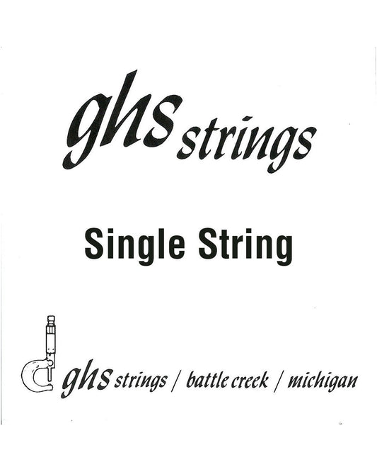 Image 1 of GHS LW36 Stainless Steel Wound Loop End Single String 036 - SKU# SL036 : Product Type Strings : Elderly Instruments