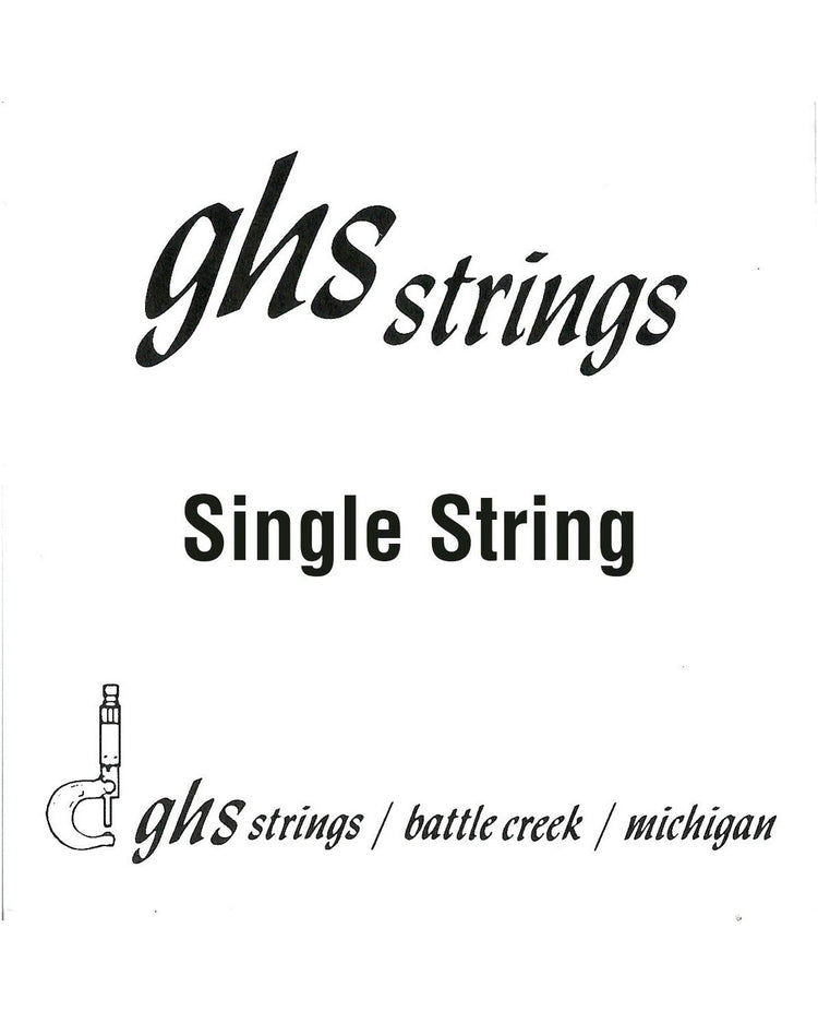 Front of GHS 013 Plain Steel Ball End Single String