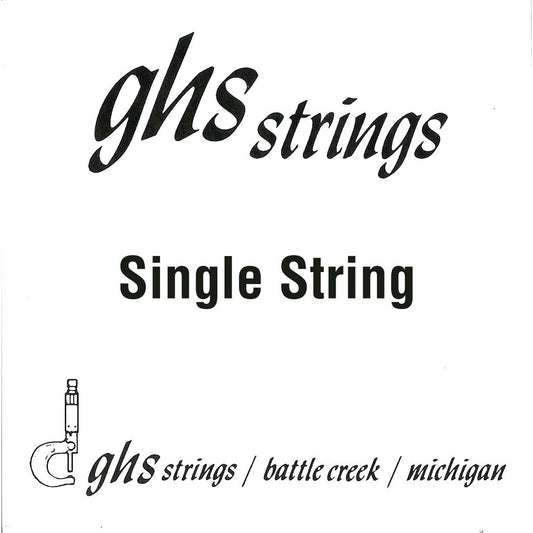 Front of GHS 010 Plain Steel Ball End Single String