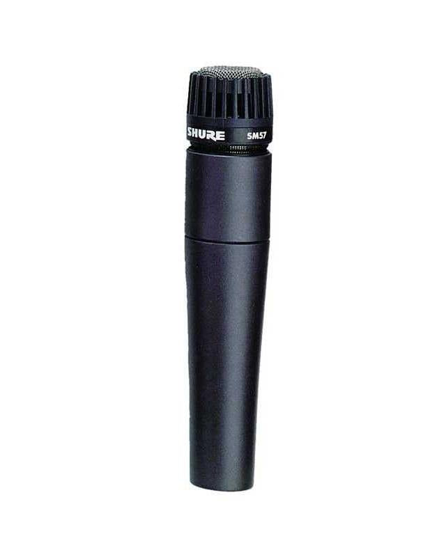 Front of Shure SM57 Instrument Microphone