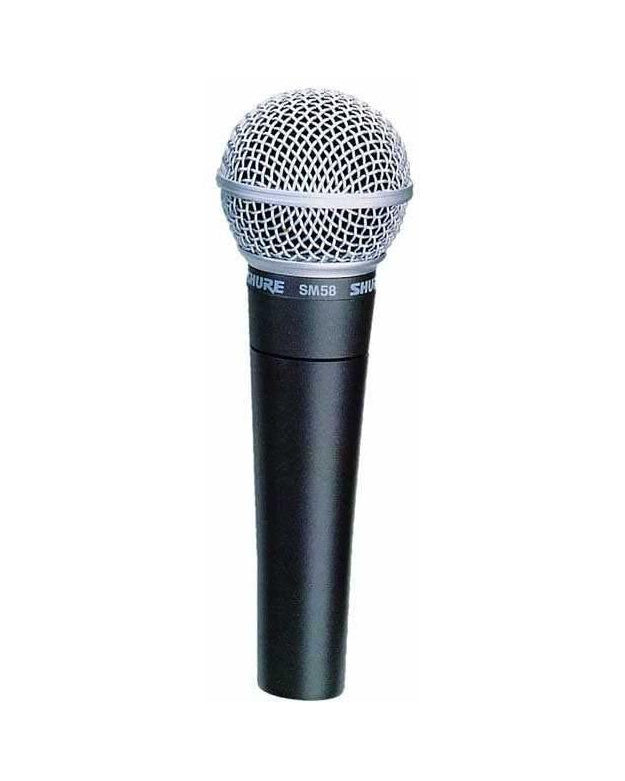 Front of Shure SM58 Vocal Microphone