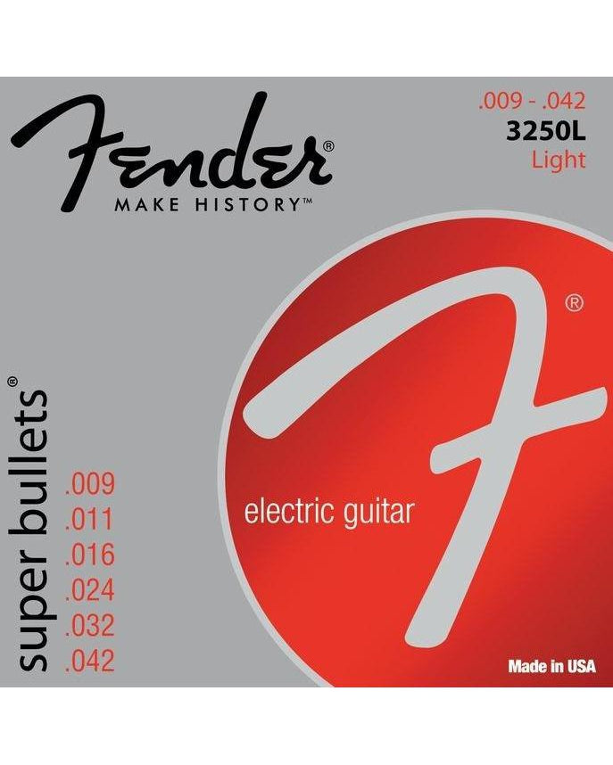 Image 2 of Fender 3250L Super Bullets Nickel Plated Light Electric Guitar Strings - SKU# 3250L : Product Type Strings : Elderly Instruments
