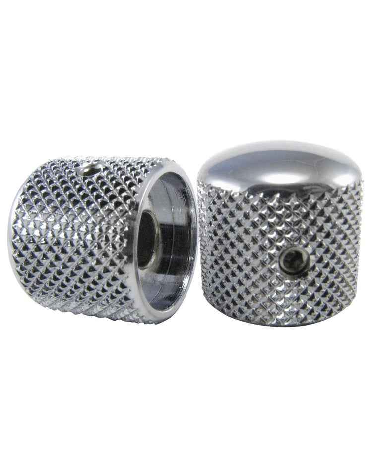 Image 1 of Ernie Ball Chrome Plated Brass Dome Knobs, Telecaster Style, Pair - SKU# TDCH : Product Type Accessories & Parts : Elderly Instruments