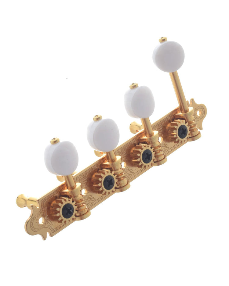 Image 1 of Gotoh MF40 F-Style Mandolin Tuning Machines, Gold Finish - SKU# TK0374G : Product Type Accessories & Parts : Elderly Instruments