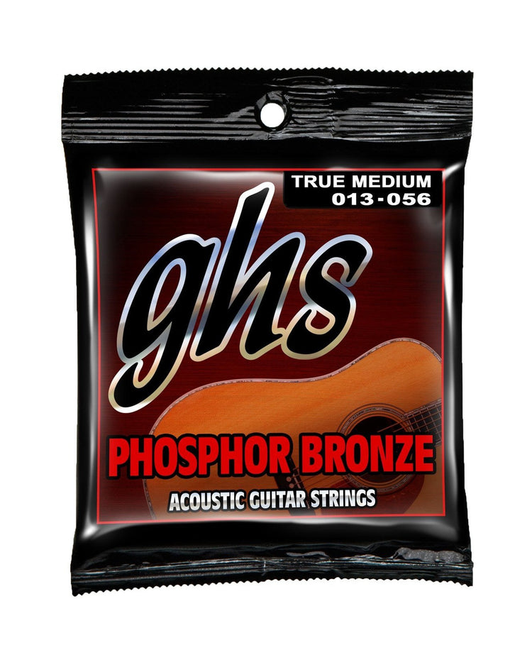 Image 2 of GHS TM335 Phosphor Bronze True Medium Gauge Acoustic Guitar Strings - SKU# TM335 : Product Type Strings : Elderly Instruments