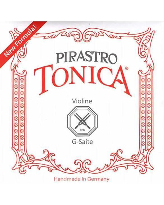 Front of Pirastro Tonica Violin String Set